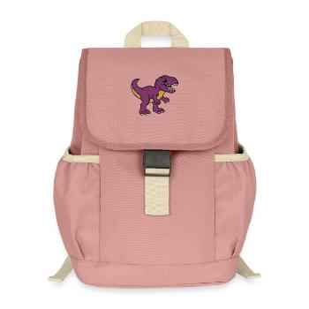 Dino - Kids’ Recycled Backpack - canyon pink - Front