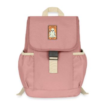 Tarot Karte Geist mit Stock - Kinder Recycelter Rucksack - Altrosa - Vorne