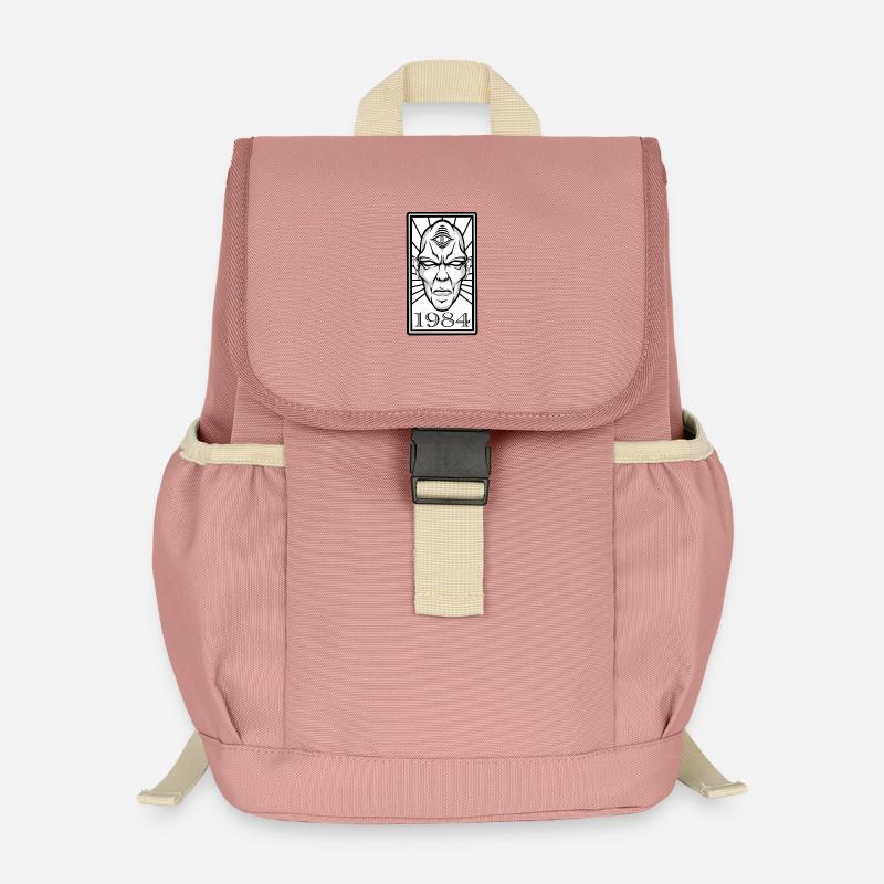 1984 - Sac à dos enfant recyclé - rose poudré