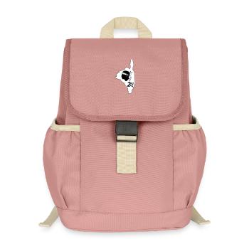 Corse du nord - Sac à dos enfant recyclé - rose poudré - Devant