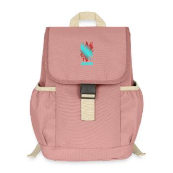 UNKNOWN Cyber Sigilism Tattoo - Y2K Futurist Triba - Kids’ Recycled Backpack - canyon pink - Front