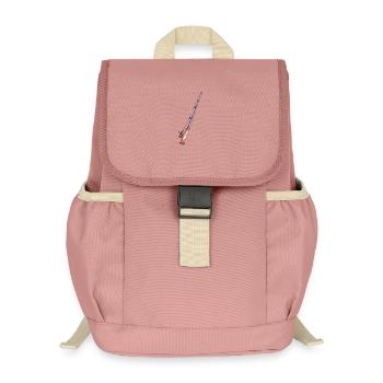 Grafik Angel - Kinder Recycelter Rucksack - Altrosa - Vorne