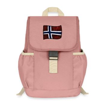 Norwegian Flag - Kids’ Recycled Backpack - canyon pink - Front