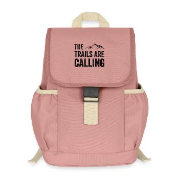 Die Spuren rufen - Kinder Recycelter Rucksack - Altrosa - Vorne