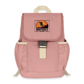 Mortirolo Italie : L’art de la montée la plus difficile - Sac à dos enfant recyclé - rose poudré - Devant