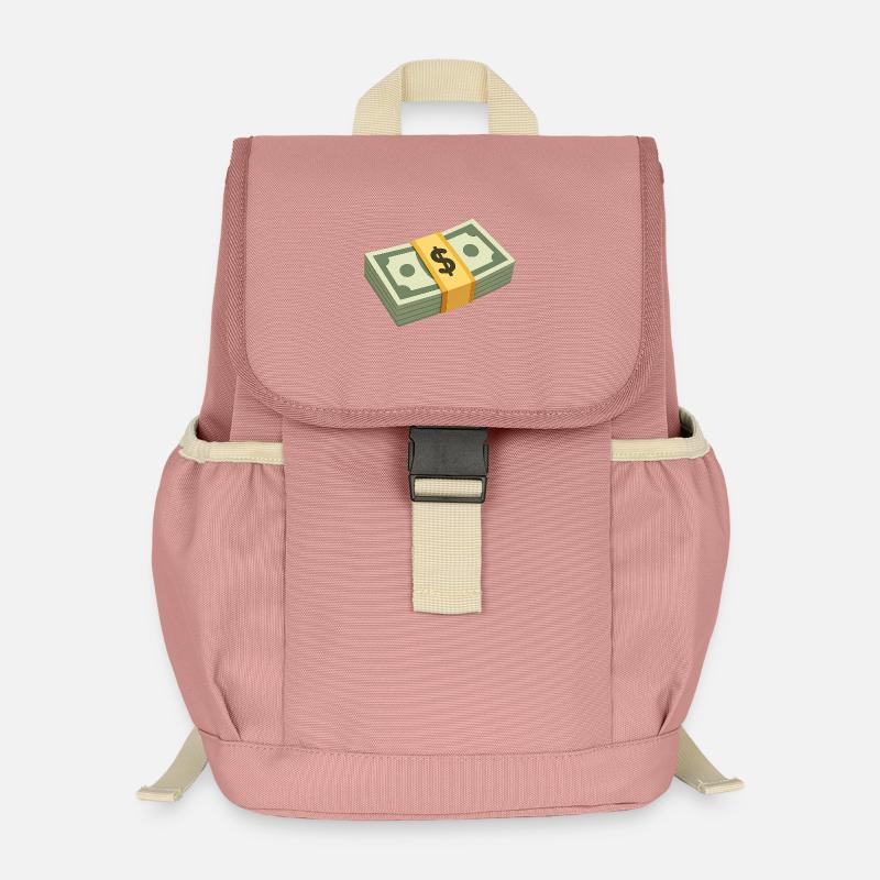 Geld-Datei - Kinder Recycelter Rucksack - Altrosa