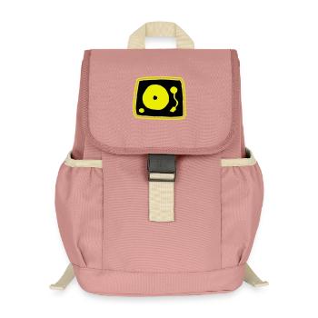 Record player - Kids’ Recycled Backpack - canyon pink - Front