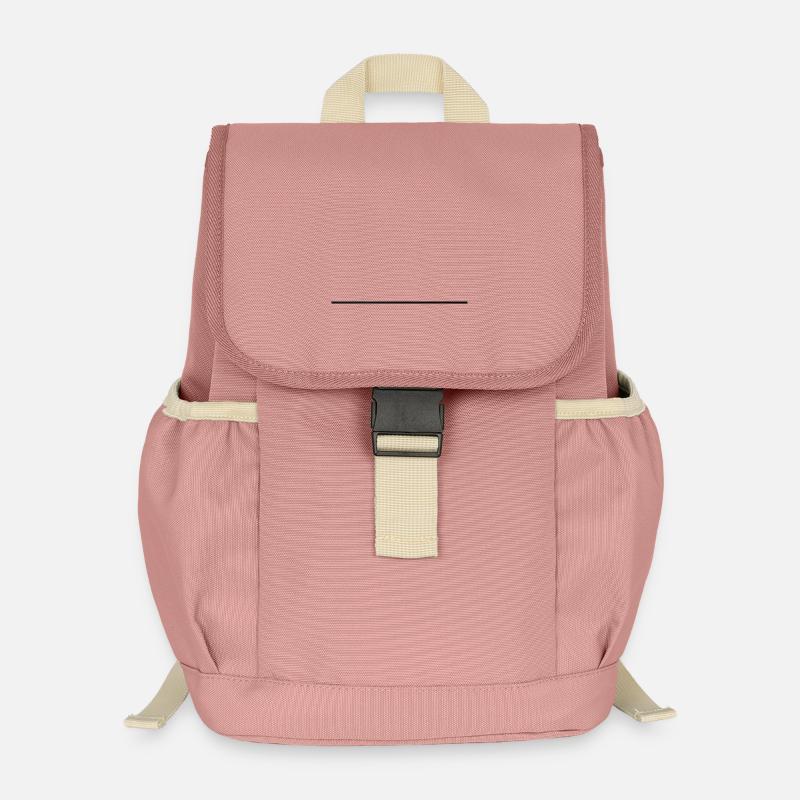 Spiky Peanut Mascot - Kids’ Recycled Backpack - canyon pink