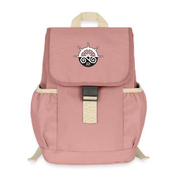 Bretagne bzh - Kinder Recycelter Rucksack - Altrosa - Vorne