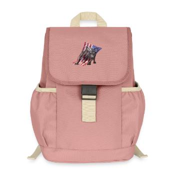 Haussier boursier de Wall Street - Sac à dos enfant recyclé - rose poudré - Devant