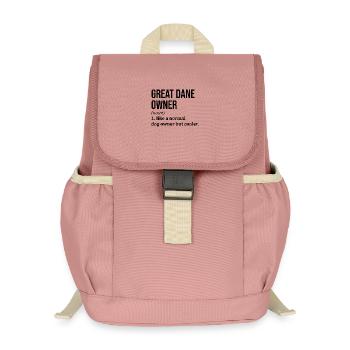 Great Dane - Kids’ Recycled Backpack - canyon pink - Front
