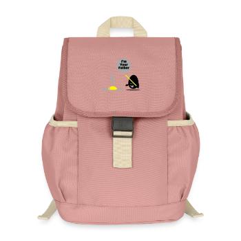 egg vader - Kinder Recycelter Rucksack - Altrosa - Vorne