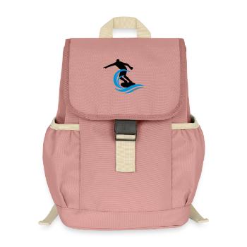 Surfer - Kids’ Recycled Backpack - canyon pink - Front