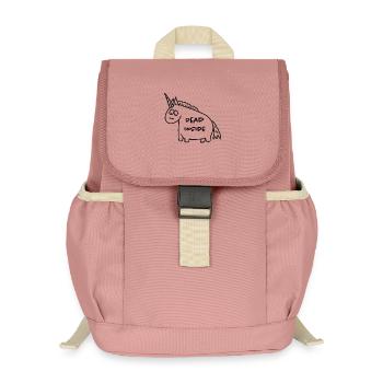 Unicorn - Dead Inside - Kids’ Recycled Backpack - canyon pink - Front