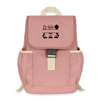 Jeweler logo - Kids’ Recycled Backpack - canyon pink - Front