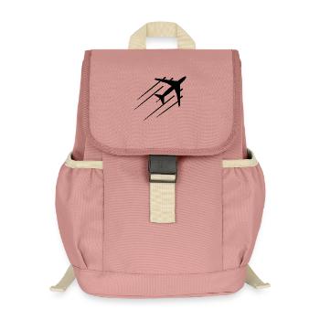 Sketch d’aviation - Sac à dos enfant recyclé - rose poudré - Devant