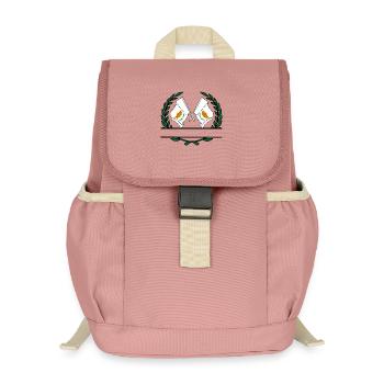 Flaggen Zypern Lorbeer Kranz Banner - Kinder Recycelter Rucksack - Altrosa - Vorne