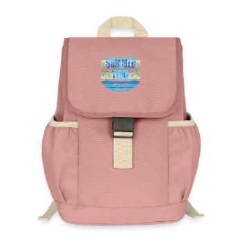 Summer Time - Kinder Recycelter Rucksack - Altrosa - Vorne