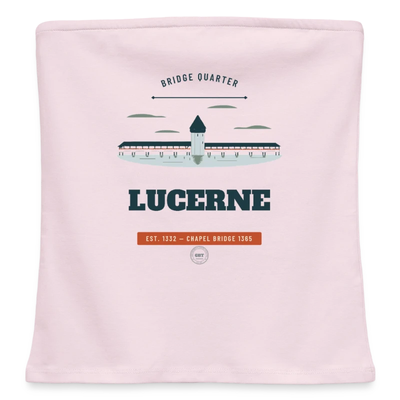 Abzeichen Lucerne auf women's organic bandeau top