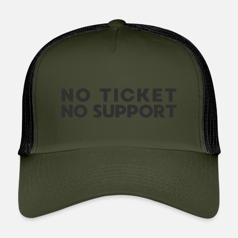 Kein Ticket Kein Support IT-Administrator Kinder Trucker-Cap