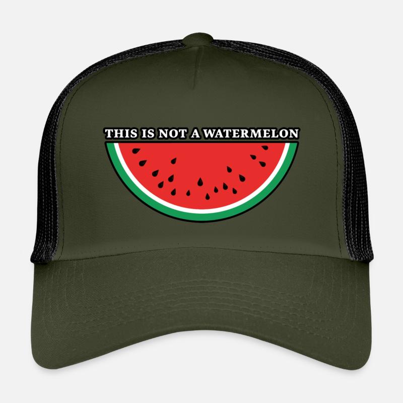 Das ist keine Wassermelone - Kinder Trucker-Cap - Olive/Schwarz