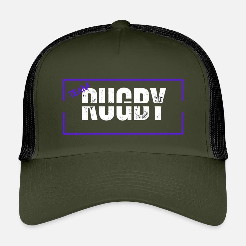 Team rugby blue Casquette trucker enfant