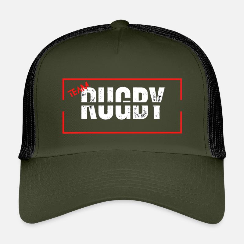 Team rugby red Casquette trucker enfant