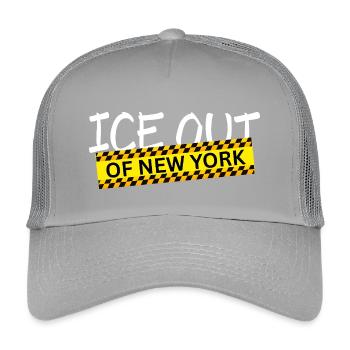Out of New York - Kids’ Trucker Cap - light grey - Front