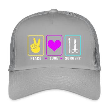 Surgeon Surgery CTA - Kids’ Trucker Cap - light grey - Front