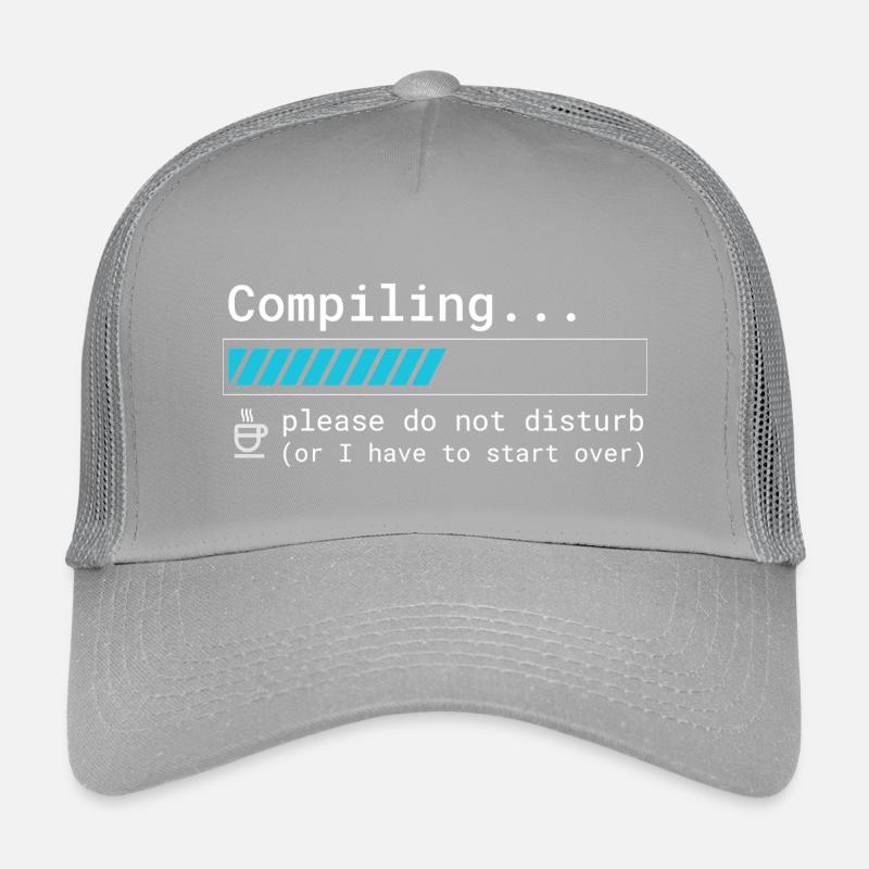 T-shirt Programmeur drôle - Compilation, s’il vous plaît Casquette trucker enfant