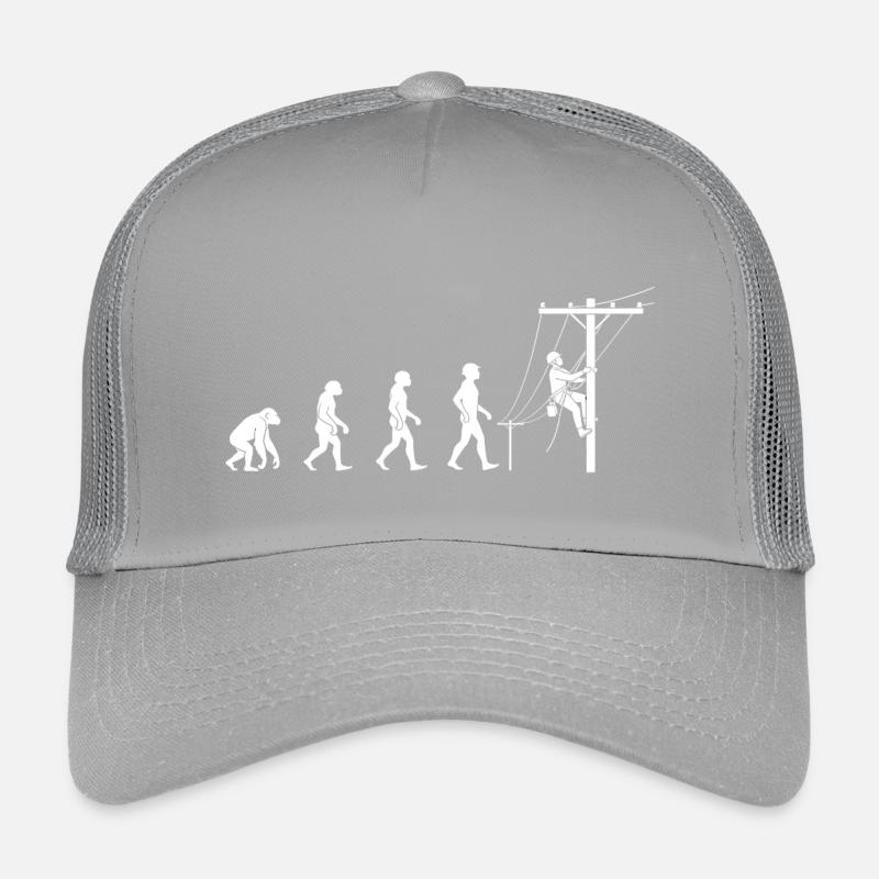 Evolution zur Netztechnik Kinder Trucker-Cap