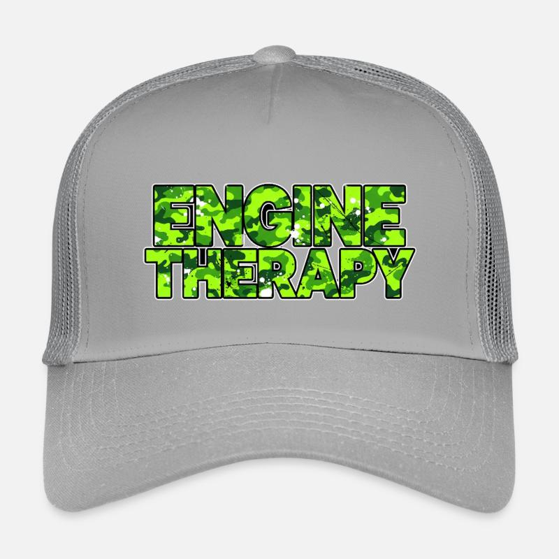 Engine Therapy Camouflage für echte Schrauber Kinder Trucker-Cap