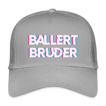 Hardtekk Tekk - Kinder Trucker-Cap - Hellgrau - Vorne