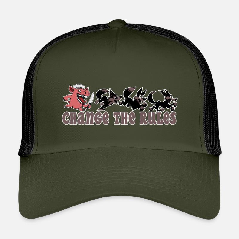 cochon change les règles ! Casquette trucker enfant