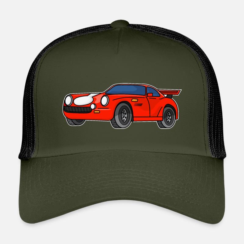Voitures de sport, courses, voitures de course, voitures, courses Casquette trucker enfant
