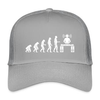Évolution vers le DJ - Casquette trucker enfant - gris clair - Devant