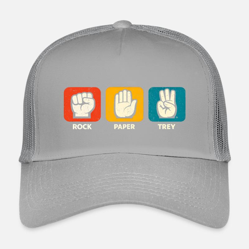 Rock Paper Trey 3 Pointer Basketball Kids’ Trucker Cap