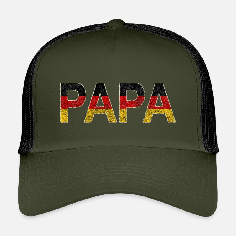 Dad in Flag Texture German Kids’ Trucker Cap