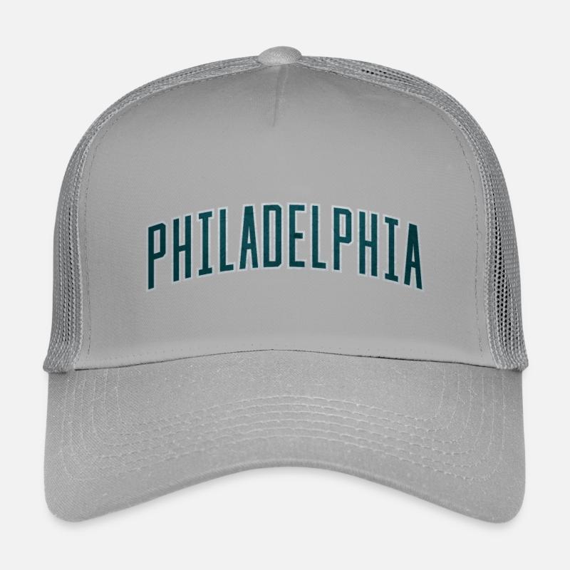 Philadelphia Arc Textured Typography Kinder Trucker-Cap
