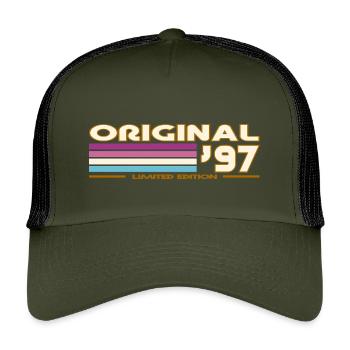 1997 - Kids’ Trucker Cap - olive/black - Front