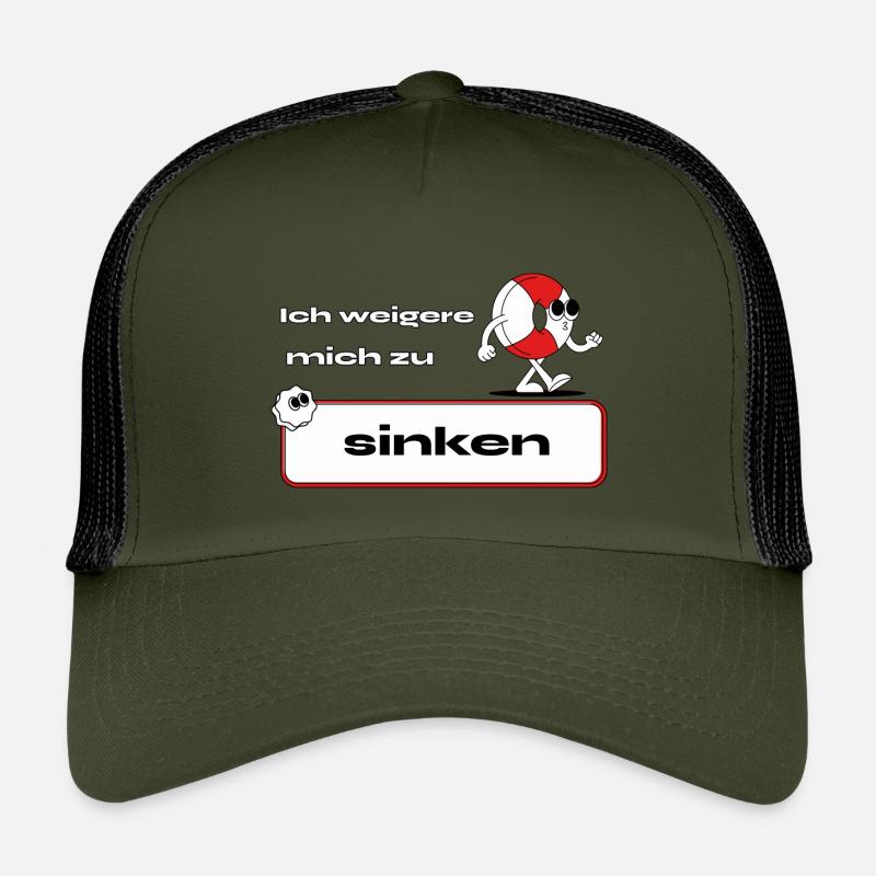 Je refuse de couler Casquette trucker enfant