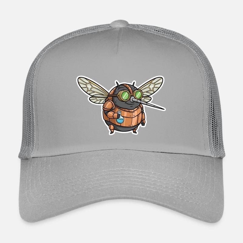 Mosquito Alchemist Steampunk Copper Vials Kids’ Trucker Cap