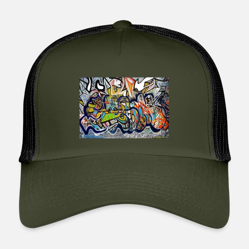 graffiti wall Kids’ Trucker Cap