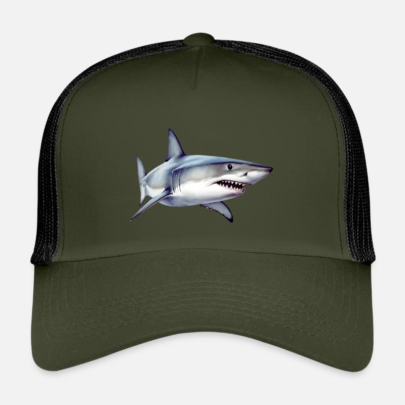 Hai - Kinder Trucker-Cap - Olive/Schwarz