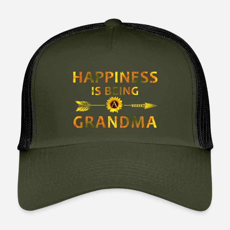 Glück ist, eine Oma zu sein – lustiges Geschenkhemd Kinder Trucker-Cap