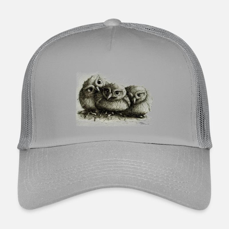 three young owls Kids’ Trucker Cap