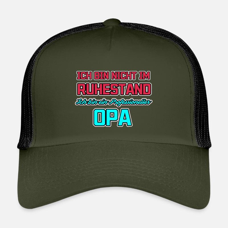 Statement Ruhestand Opa Senior Großvater Kinder Trucker-Cap