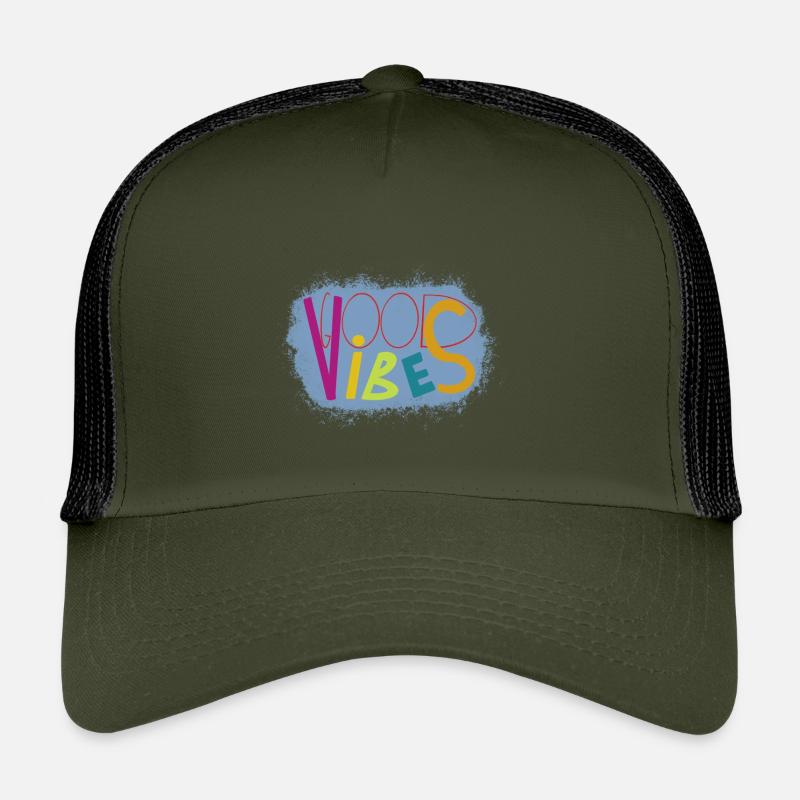 Lebendige Vibes Kunstdesign Kinder Trucker-Cap