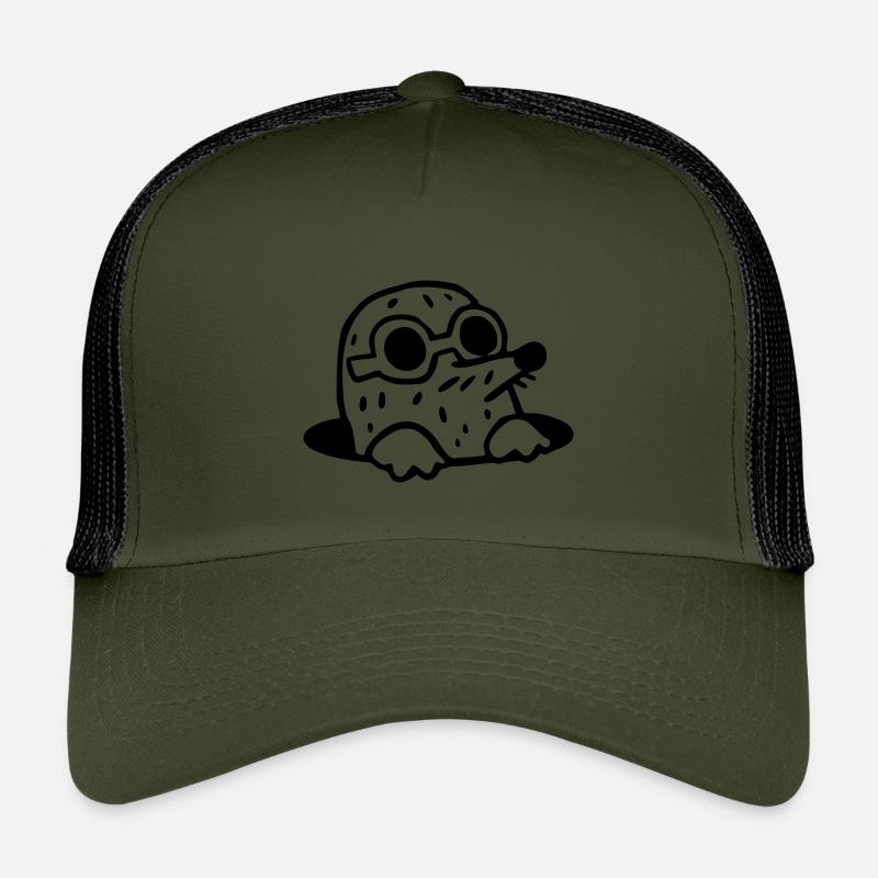 cooler Maulwurf Kinder Trucker-Cap
