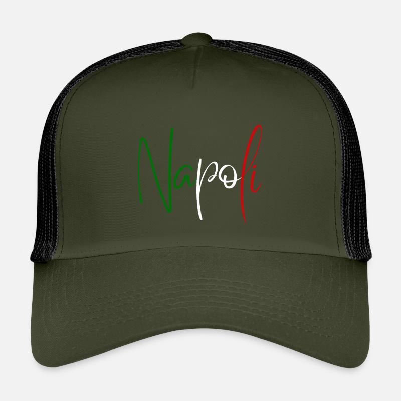 Ich liebe Neapel, elegantes, minimalistisches Design Kinder Trucker-Cap